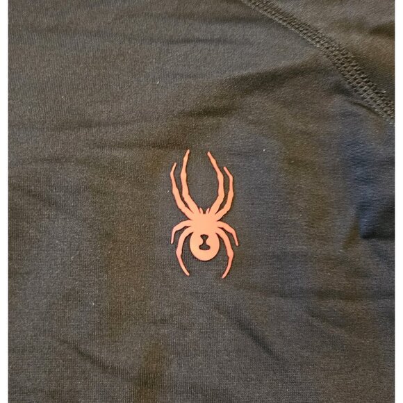 SPYDER ACTIVE Thermal Pullover Long Sleeve SIZE XL Black ProWeb Base Layer - Picture 2 of 11